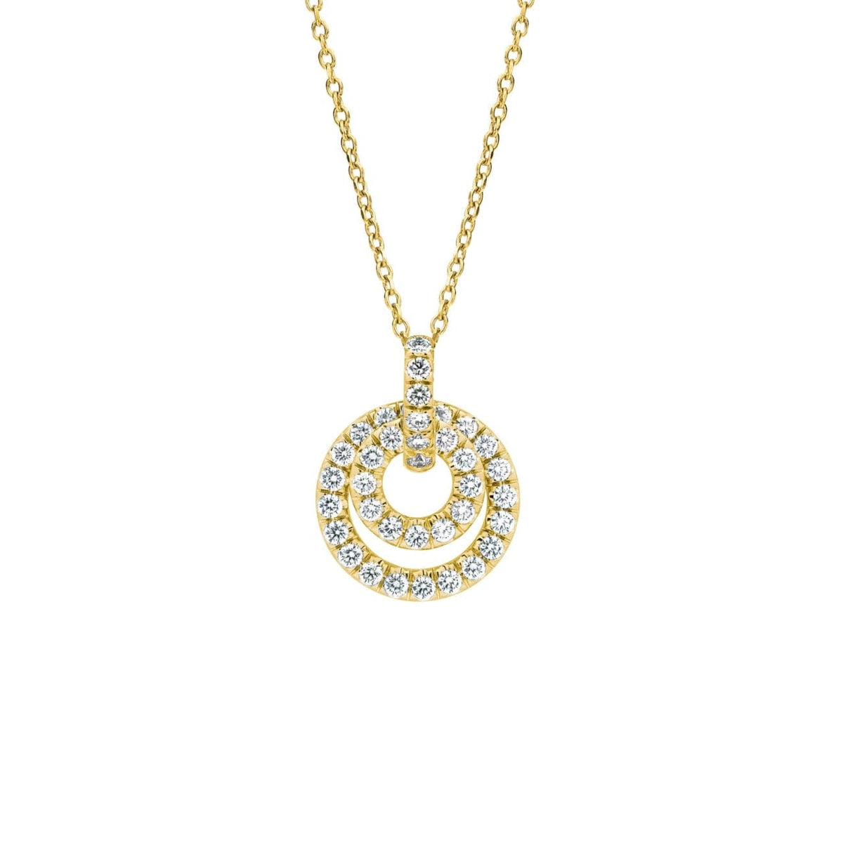 Gumuchian Jewelry - 18Kt Yellow Gold Moon Phase Pendant | Manfredi Jewels