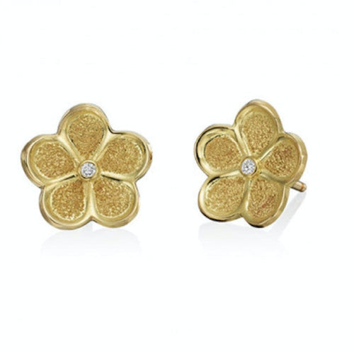 Gumuchian Jewelry - G. Boutique 18k Yellow Gold Diamond Daisy Earrings | Manfredi Jewels