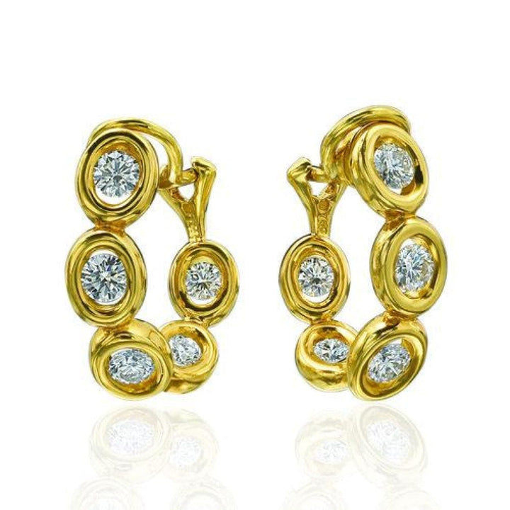 Gumuchian Jewelry - Gumuchian Oasis Curve Earrings | Manfredi Jewels