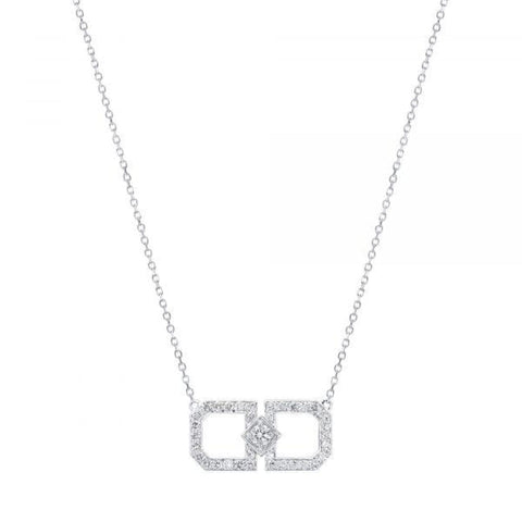 Secret Garden Deco Diamond Pendant