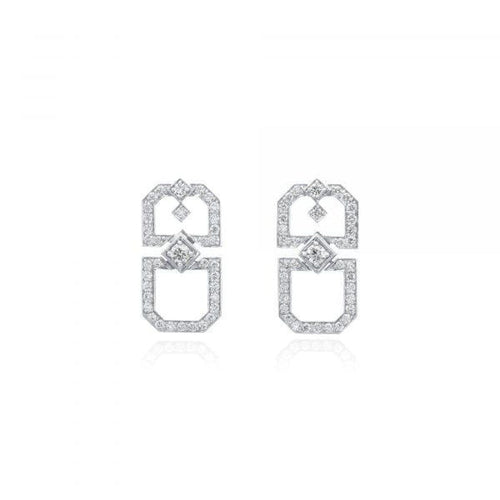 Gumuchian Jewelry - Secret Garden Deco Earrings | Manfredi Jewels