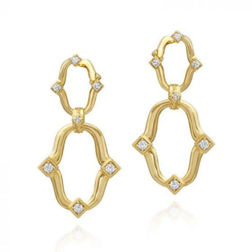 Gumuchian Jewelry - Secret Garden Earrings Set With Diamonds | Manfredi Jewels