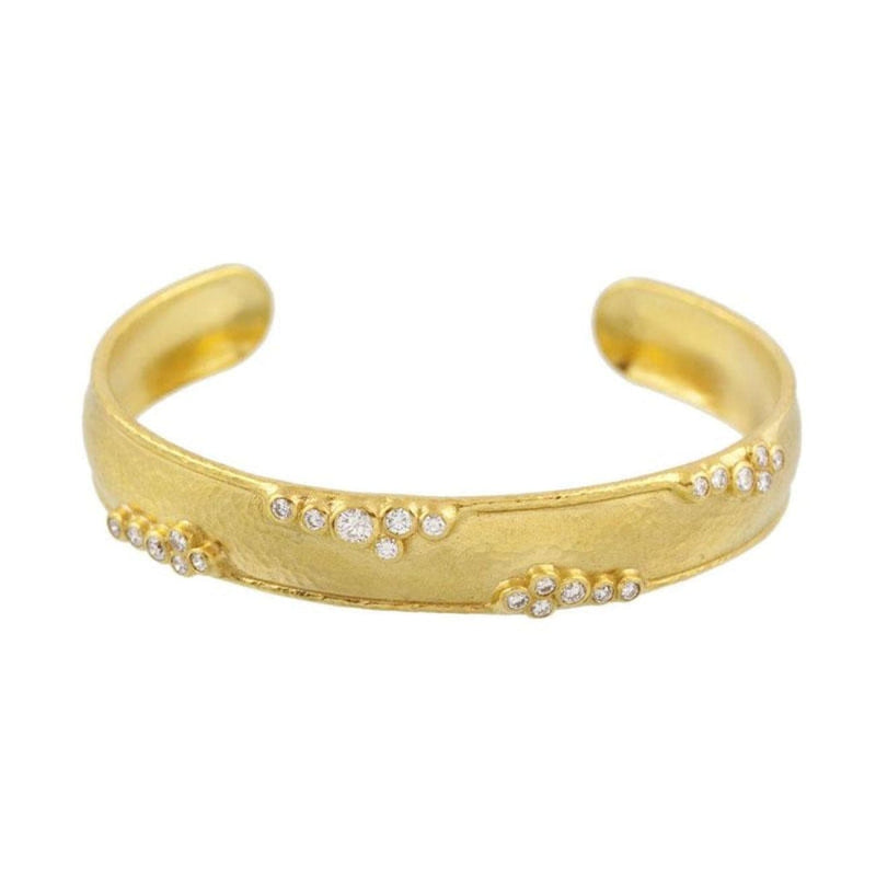 Gurhan Jewelry - Pointelle Gold Bracelet with Diamond | Manfredi Jewels