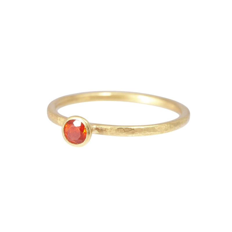 Gurhan Jewelry - Stacking ring with round Mexican opal | Manfredi Jewels