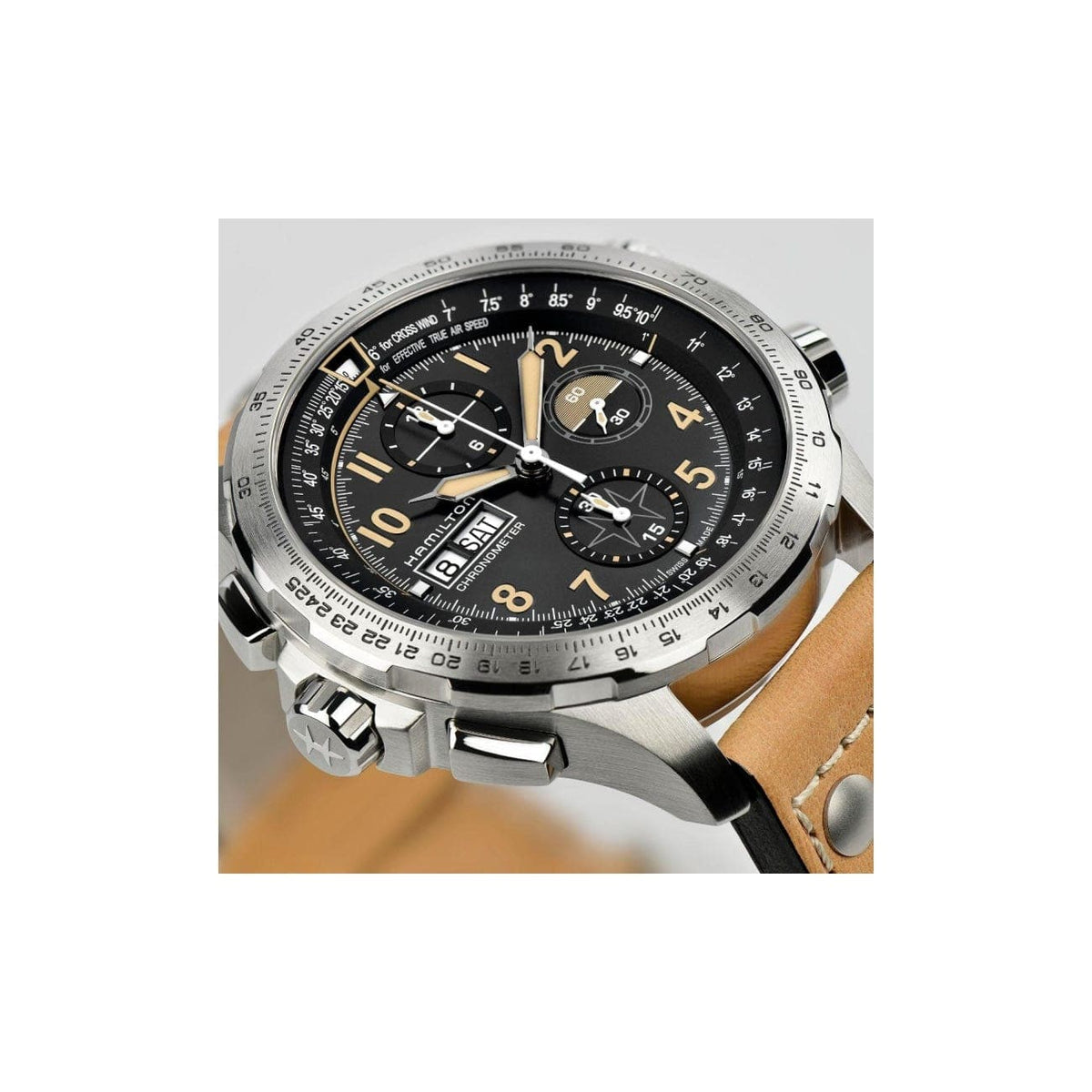 Hamilton Watches - KHAKI AVIATION X-WIND DAY DATE AUTO CHRONO | Manfredi Jewels