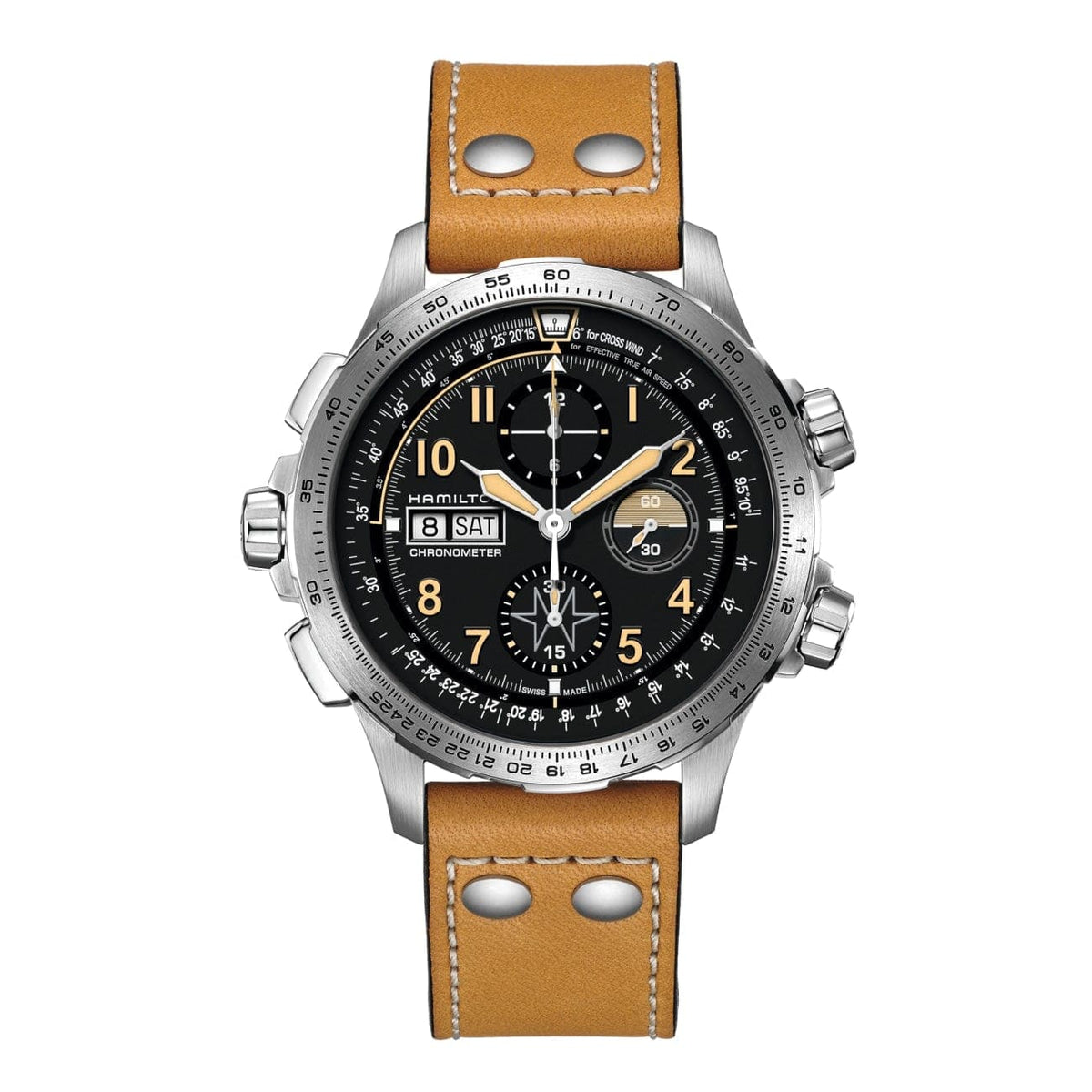 Hamilton Watches - KHAKI AVIATION X-WIND DAY DATE AUTO CHRONO | Manfredi Jewels
