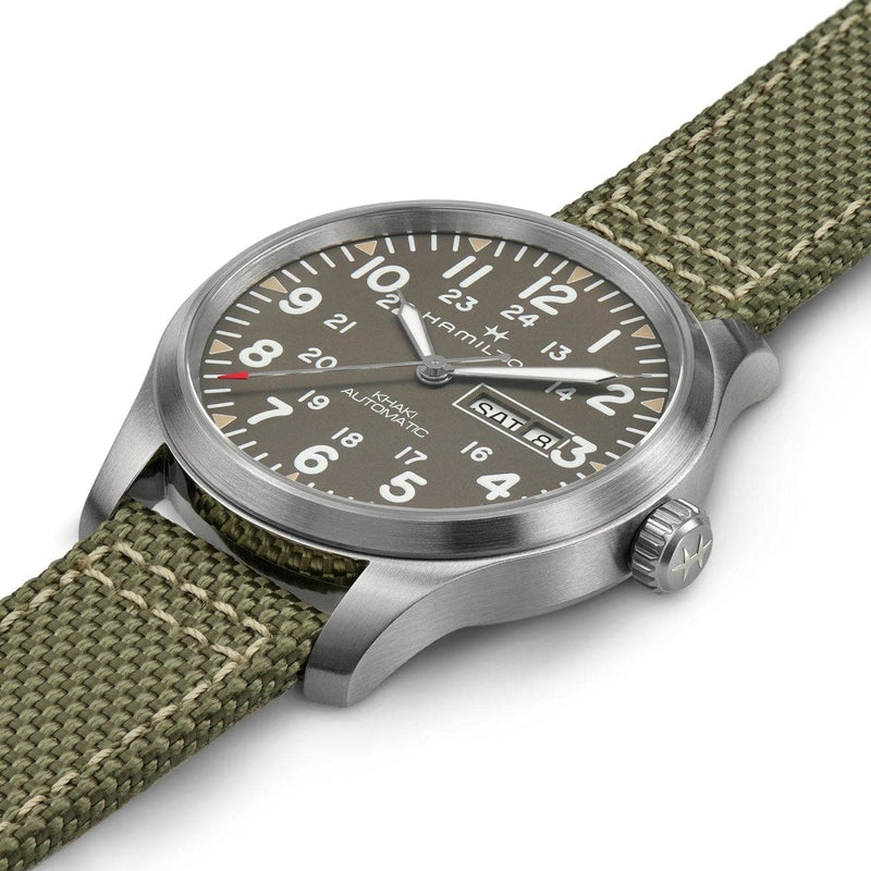 Hamilton Watches - Khaki Field DAY DATE | Manfredi Jewels