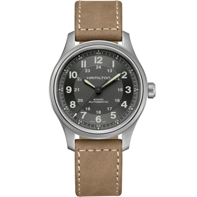 Hamilton Watches - Khaki Field Titanium Auto | Manfredi Jewels