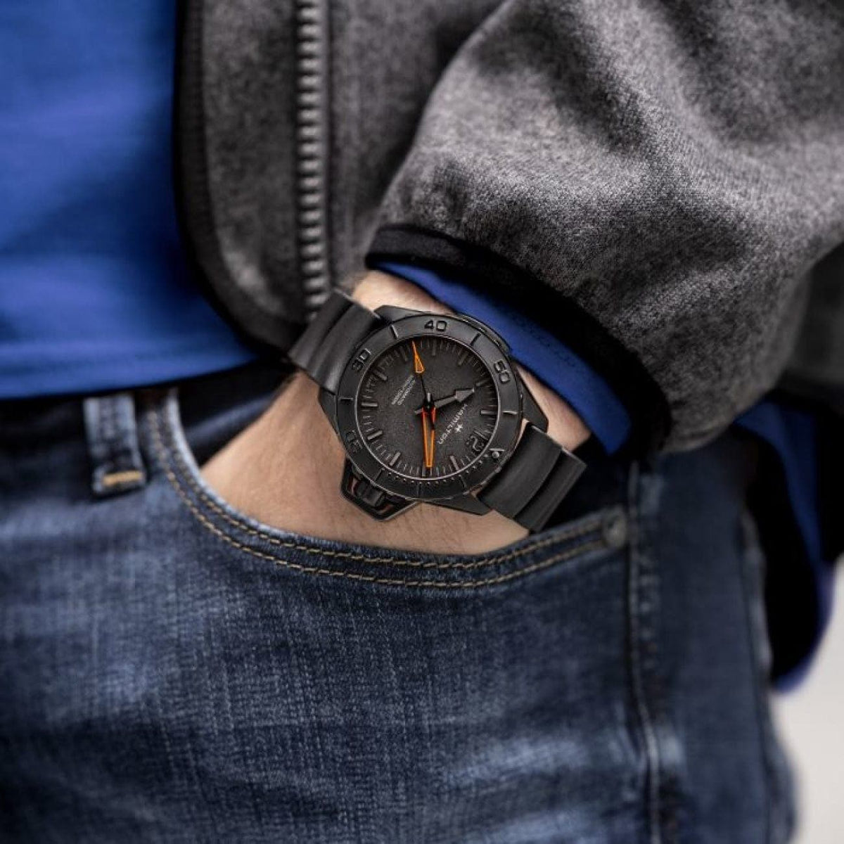 Hamilton New Watches - KHAKI NAVY FROGMAN AUTO | Manfredi Jewels