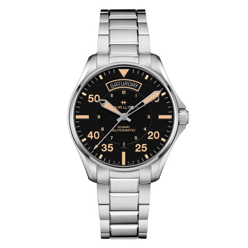 Hamilton Watches - Khaki Pilot Day Date Auto | Manfredi Jewels