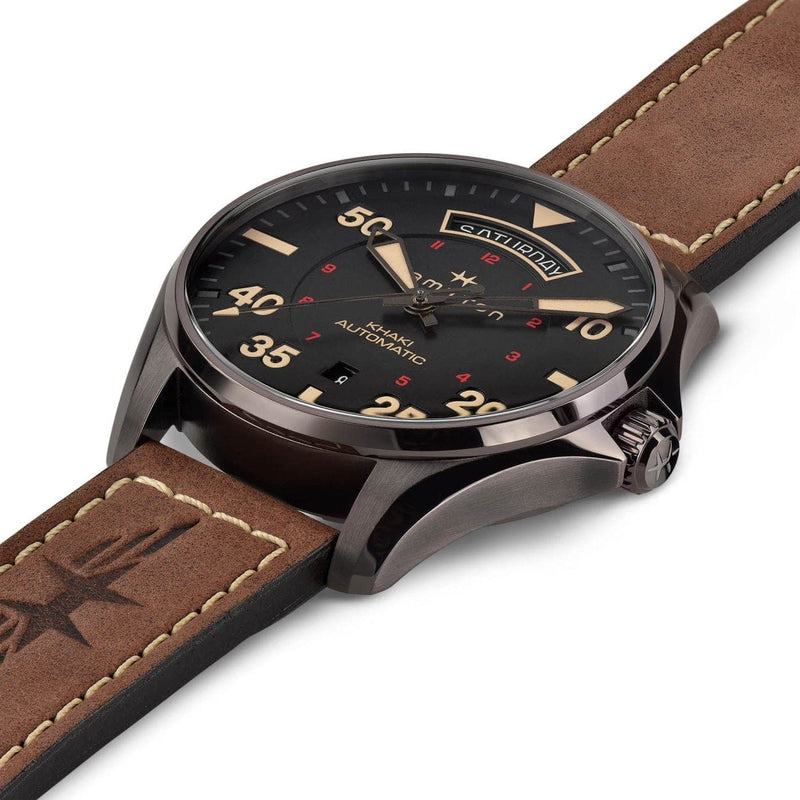 Hamilton Watches - Khaki Pilot Day Date Auto | Manfredi Jewels