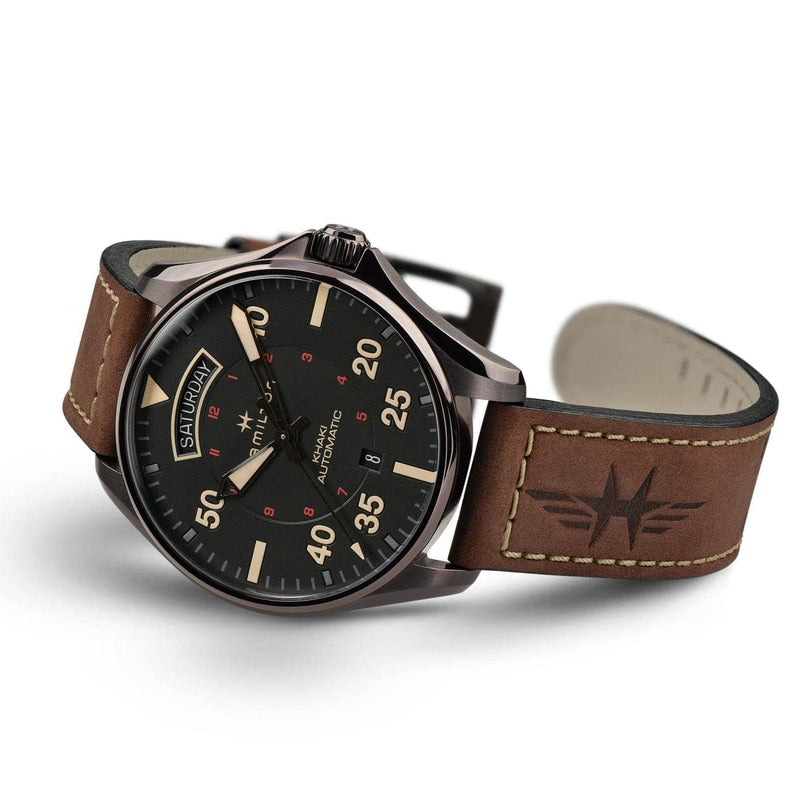 Hamilton Watches - Khaki Pilot Day Date Auto | Manfredi Jewels