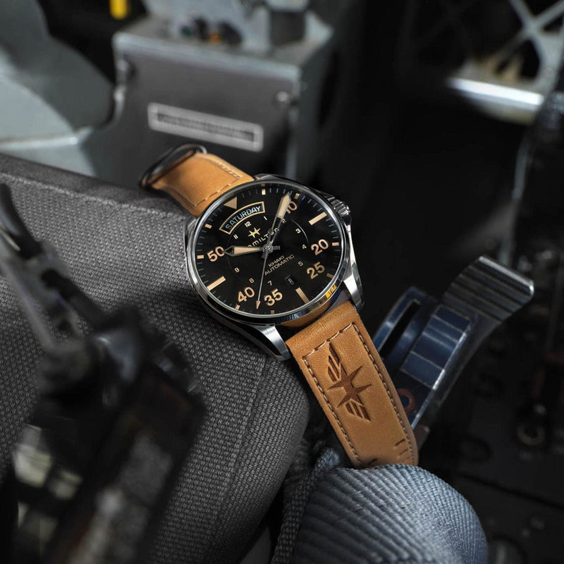 Hamilton Khaki Pilot Day Date Auto Watches Manfredi Jewels