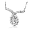 Hearts On Fire Jewelry - AERIAL REGAL SCROLL DROP NECKLACE | Manfredi Jewels