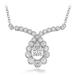 Hearts On Fire Jewelry - AERIAL REGAL SCROLL DROP NECKLACE | Manfredi Jewels