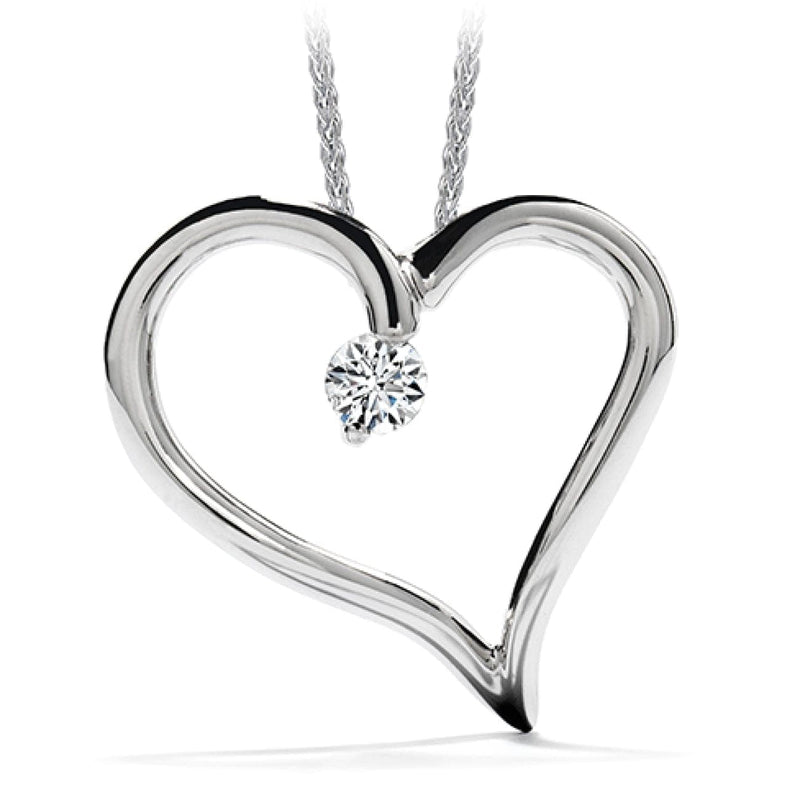 Hearts On Fire Jewelry - Amorous Heart Pendant Necklace | Manfredi Jewels