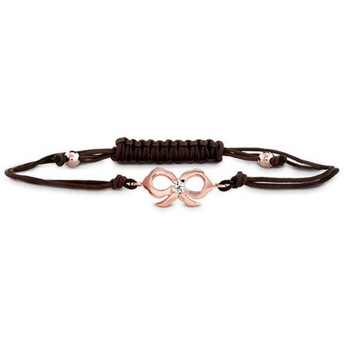 Hearts On Fire Jewelry - LORELEI BOW CORD BRACELET | Manfredi Jewels