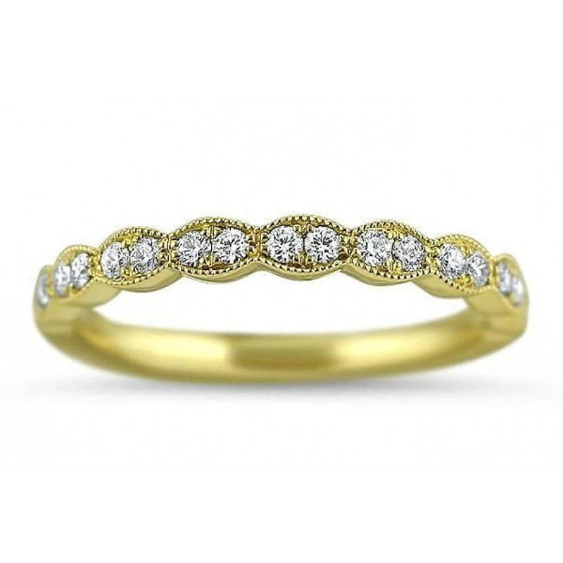 Hearts On Fire Jewelry - Lorelei Floral Milgrain Diamond Band | Manfredi Jewels