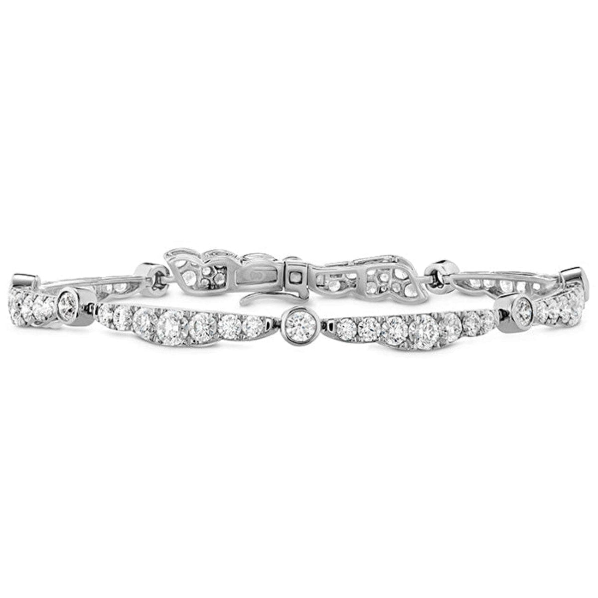 Hearts On Fire Jewelry - LORELEI RIBBON DIAMOND BRACELET | Manfredi Jewels