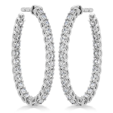 SIGNATURE OVAL HOOP - MEDIUM