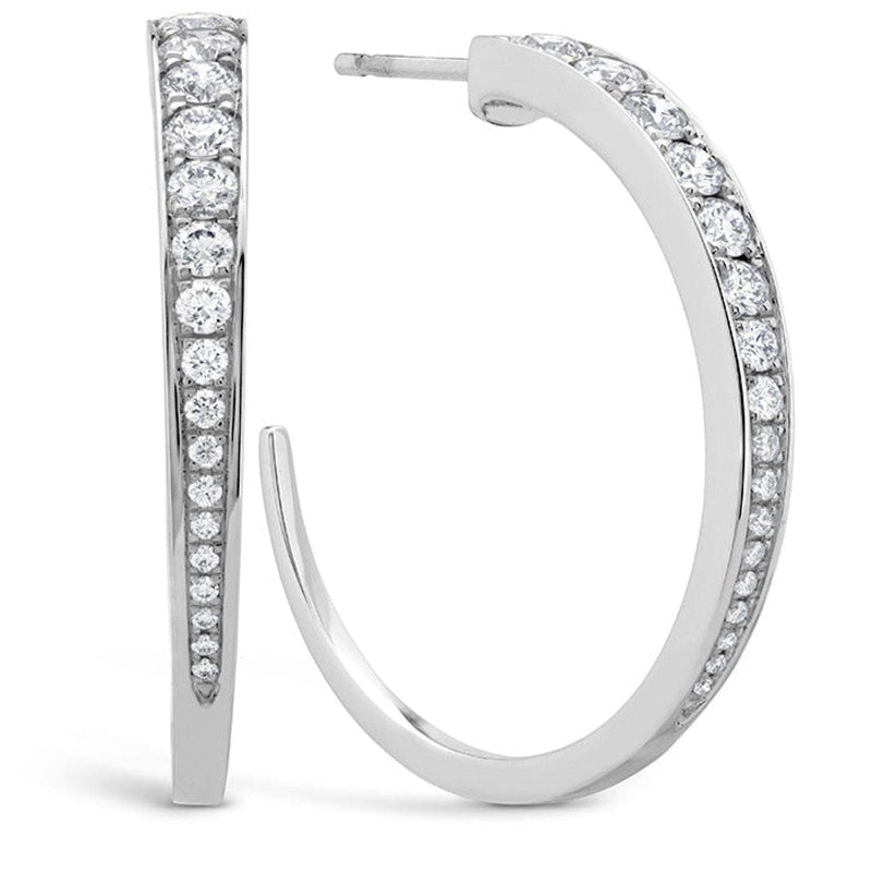 Hearts On Fire Jewelry - TRIPLICITY HOOP EARRINGS | Manfredi Jewels