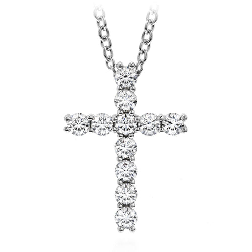 Hearts On Fire Jewelry - Whimsical Cross Pendant Necklace | Manfredi Jewels