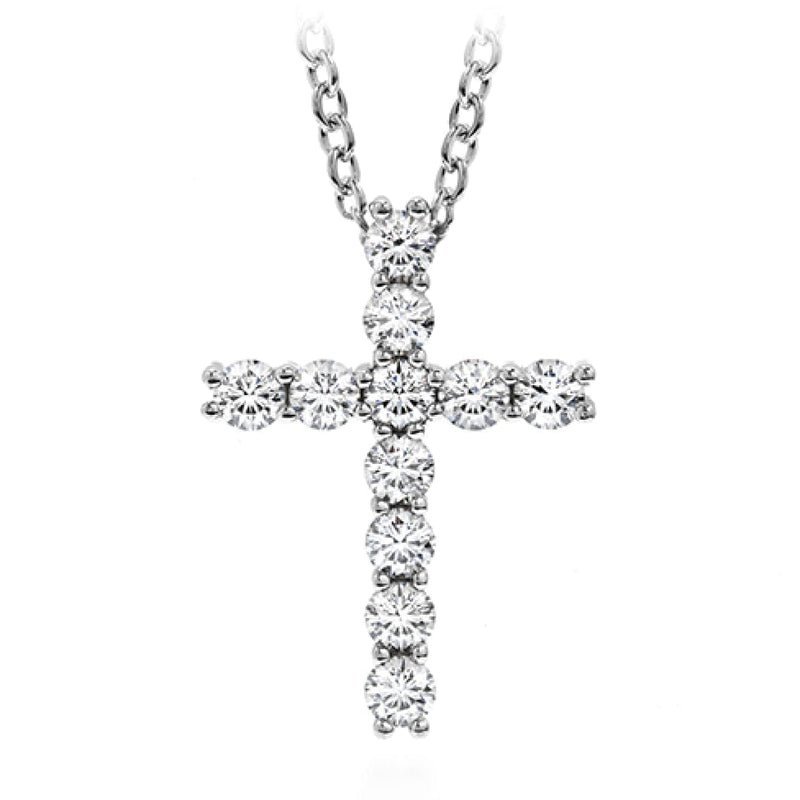 Hearts On Fire Jewelry - Whimsical Cross Pendant Necklace | Manfredi Jewels