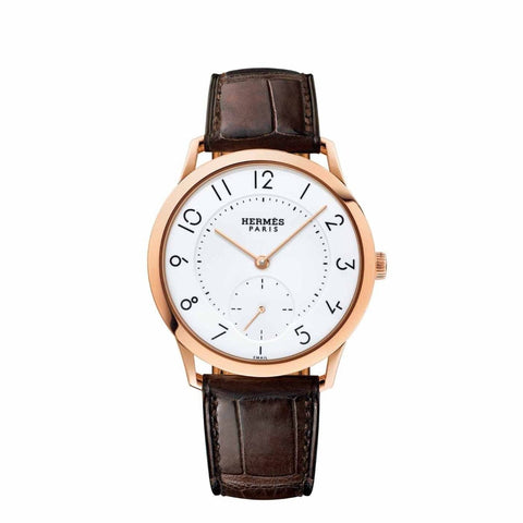 Slim d Hermès GM Manufacture Watch, 39.5 mm