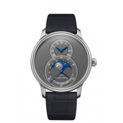 Jaquet Droz Watches - GRANDE SECONDE MOON ANTHRACITE | Manfredi Jewels