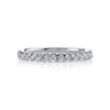 Joshua J Jewelry - PLATINUM U PRONG ETERNITY BAND | Manfredi Jewels