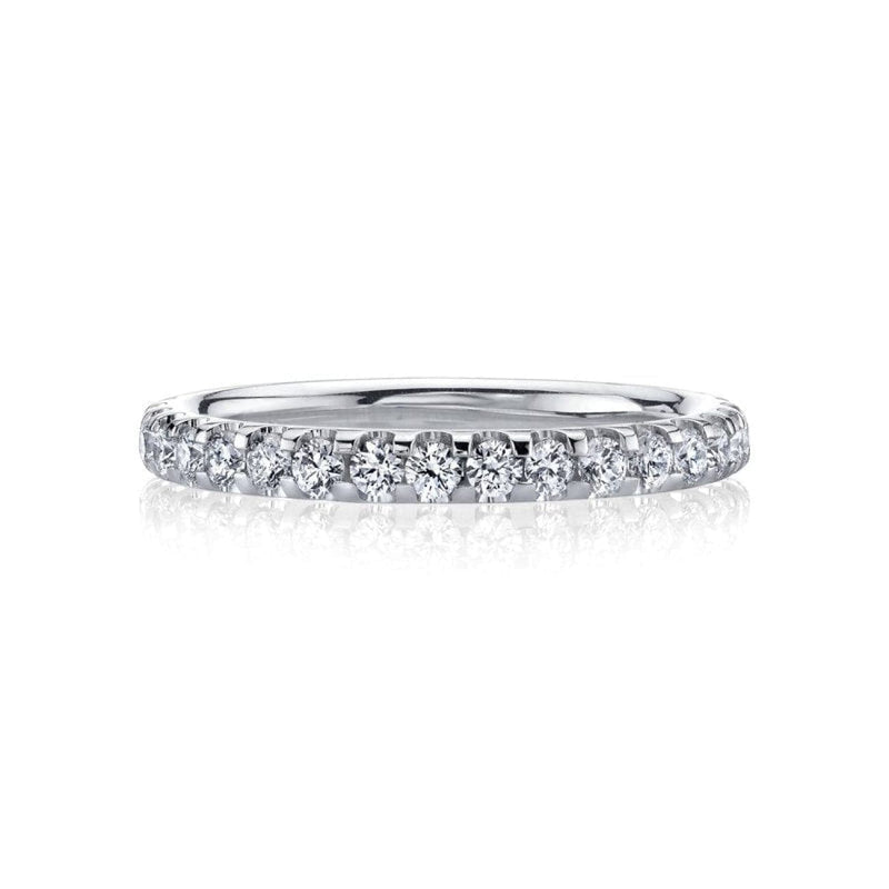 Joshua J Jewelry - PLATINUM U PRONG ETERNITY BAND | Manfredi Jewels