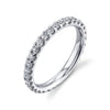 Joshua J Jewelry - PLATINUM U PRONG ETERNITY BAND | Manfredi Jewels
