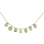 Lauren K Jewelry - Blue Tourmaline & Diamond Necklace | Manfredi Jewels