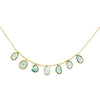 Lauren K Jewelry - Fringe Tourmaline Yellow Gold Necklace | Manfredi Jewels