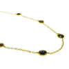 Lauren K Jewelry - Labradorite Yellow Gold Station Necklace | Manfredi Jewels