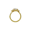 Lauren K Jewelry - MOONSTONE AND DIAMOND YELLOW GOLD RING | Manfredi Jewels