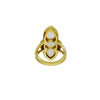 Lauren K Jewelry - MOONSTONE AND DIAMOND YELLOW GOLD RING | Manfredi Jewels