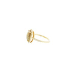 Lauren K Jewelry - Natural Yellow Sapphire & Diamond Gold Ring | Manfredi Jewels