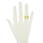 Lauren K Jewelry - Opal & Diamond Yellow Gold Ring | Manfredi Jewels