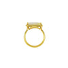 Lauren K Jewelry - Rectangular Opal & Diamond Ring | Manfredi Jewels