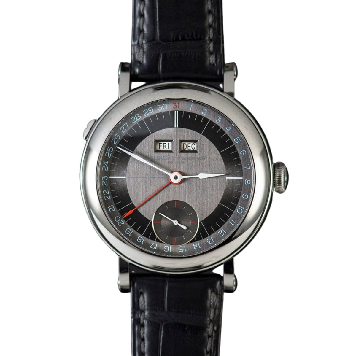 Laurent Ferrier New Watches - ÉCOLE ANNUAL CALENDAR SLATE GREY | Manfredi Jewels
