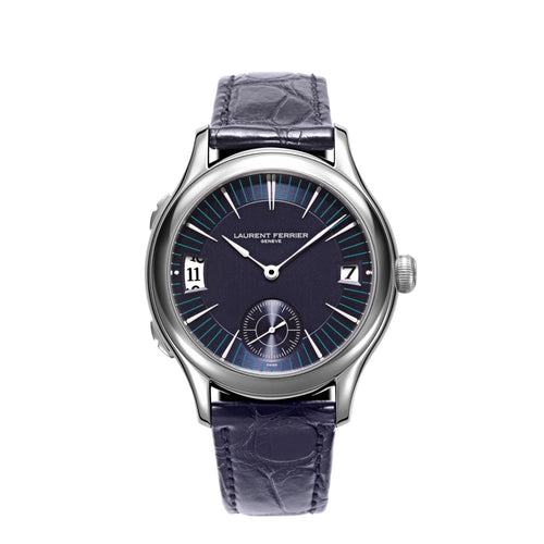 Laurent Ferrier Watches - Galet Traveller Blue Dial | Manfredi Jewels