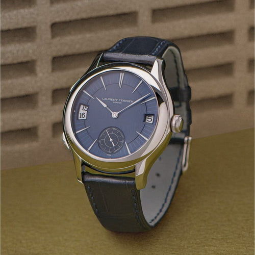 Laurent Ferrier Watches - Galet Traveller Blue Dial | Manfredi Jewels