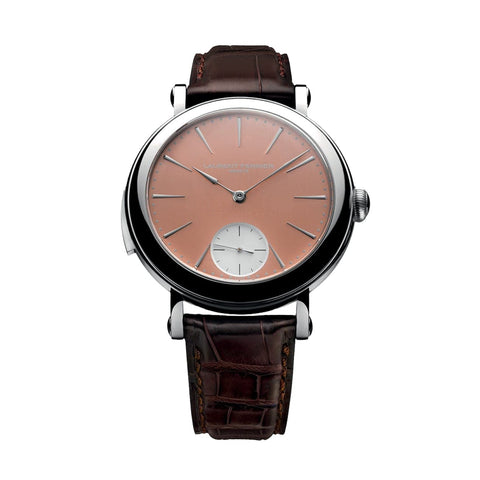 STAINLESS STEEL CASE – RED GOLD TONED DIAL