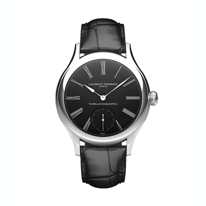 Laurent Ferrier Watches - WHITE GOLD CASE – ONYX WITH WHITE PAINTED DIAL | Manfredi Jewels