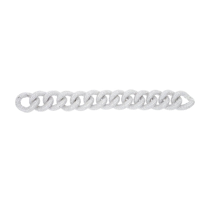 Leo Pizzo Jewelry - Leo Pizzo Figaro Pave Diamond Bracelet | Manfredi Jewels