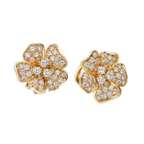 Leo Pizzo Jewelry - Flower Earrings | Manfredi Jewels