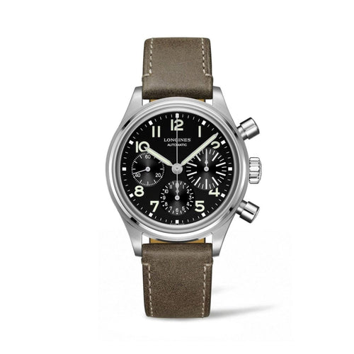 Longines Watches - Avigation Bigeye 41MM Chronograph | Manfredi Jewels