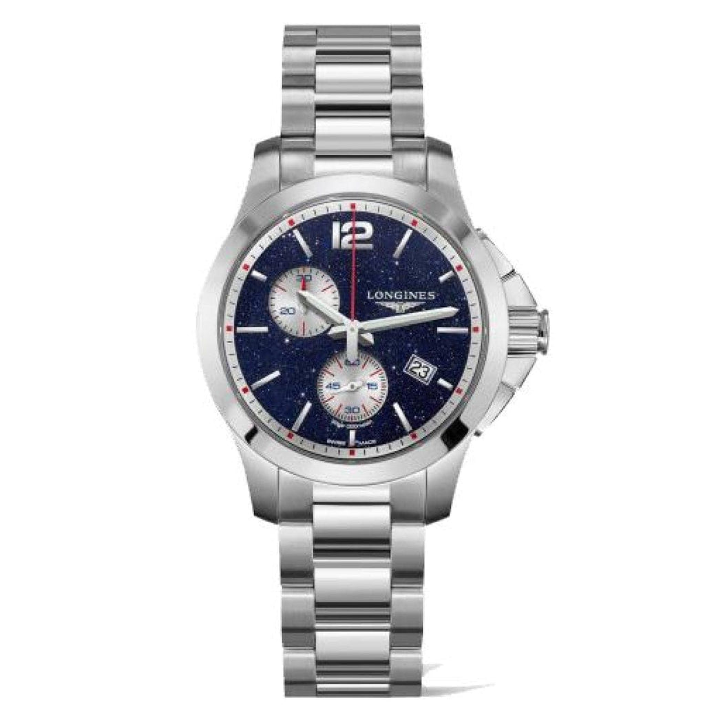 Longines Conquest Chronograph By Mikaela Shiffrin L33794986 Watches Manfredi Jewels