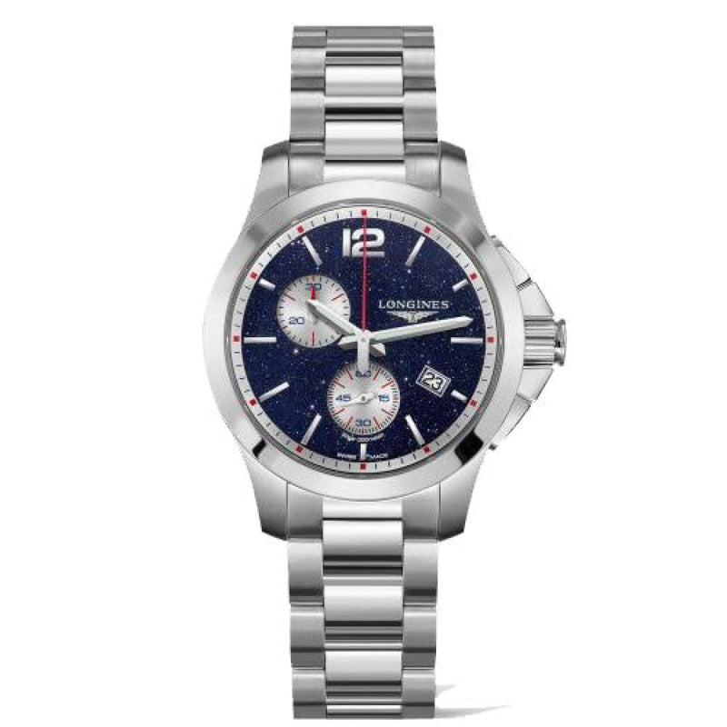 Longines Watches - Conquest Chronograph By Mikaela Shiffrin L33794986 | Manfredi Jewels